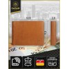 Cartvelli Men's Leather Wallet, cognac brown, Stylish