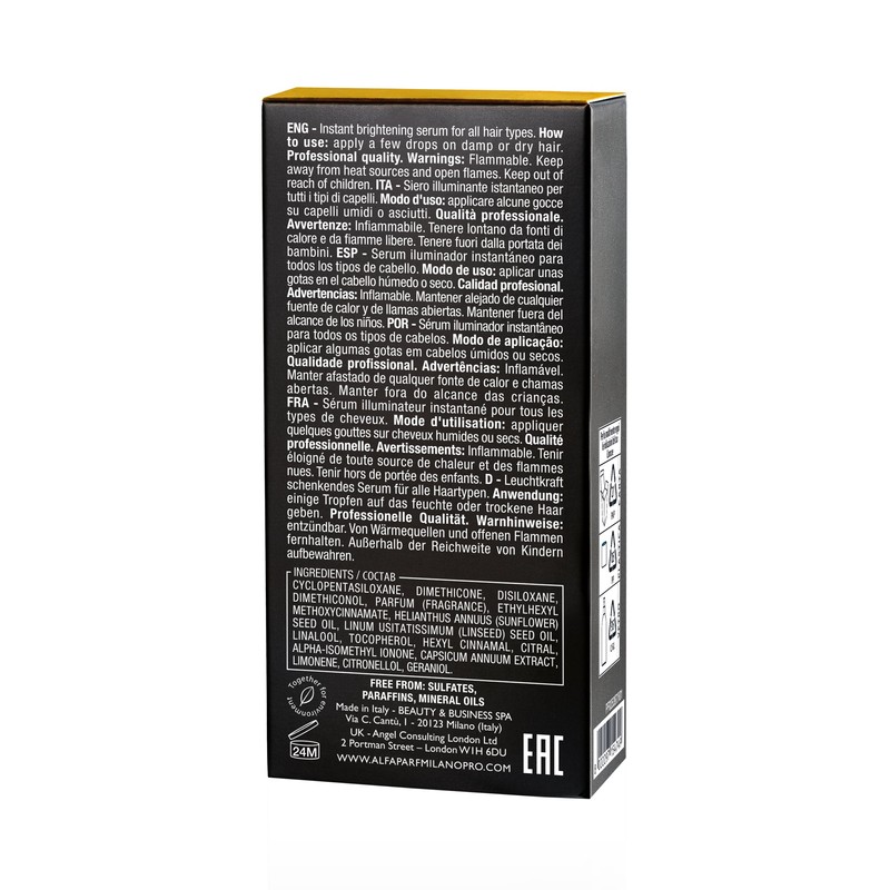 Alfaparf Milano Semi Di Lino Sublime The Original Cristalli Liquid