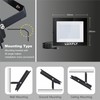 LUXFLY 2 Pack LED Flood Lights Outdoor,200W 20000LM Super Bright