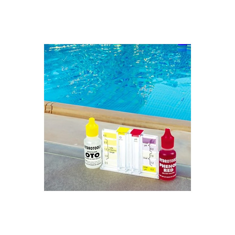 HydroTools Swimming Pool Test Kit - Test, Bromine and pH