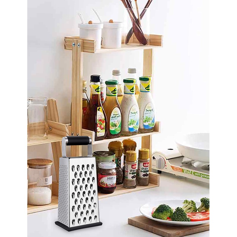 Kaishun Cheese Grater, Box Grater for Cheese Stainless steel Vegetable