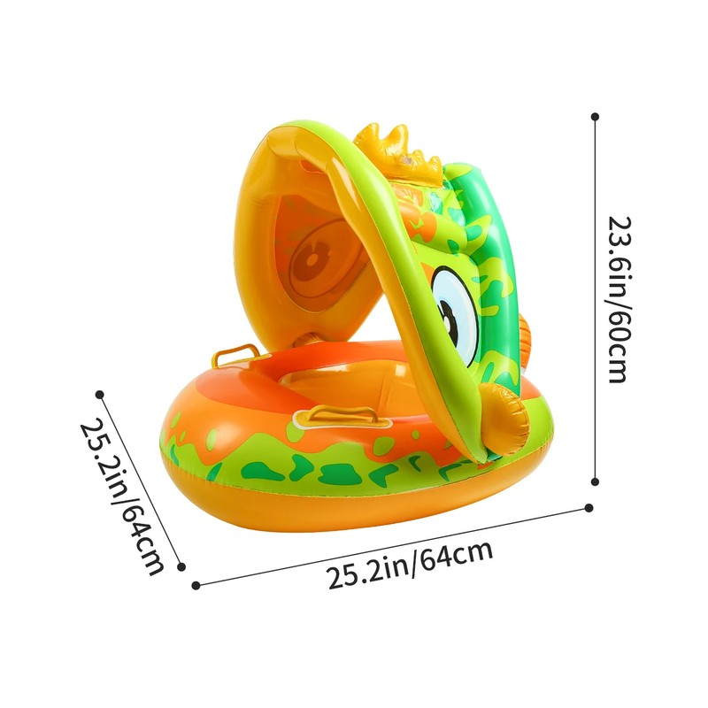 Toddler Pool Float with Canopy for Supervised Water Play –