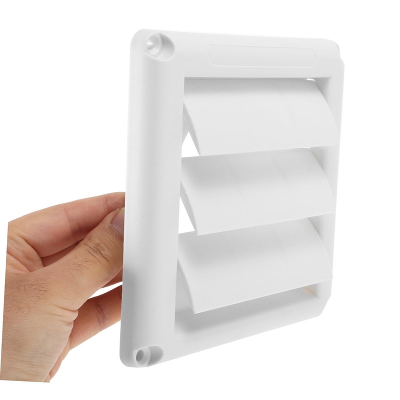 KOMBIUDA Outdoor Louvered Dryer Vent Cover Airflow Vent for Window