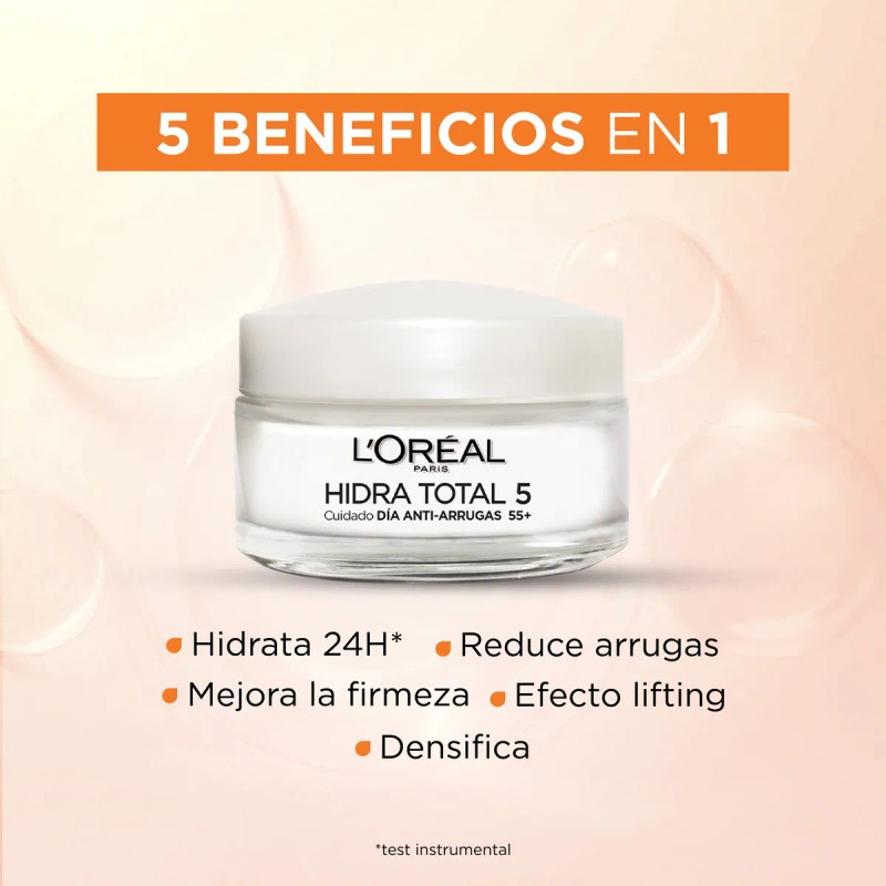 Oréal Paris Hidra Total Crema Antiarrugas Calcio Uso Diurno