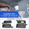 Driver and Passenger Side Sun Visor Compatible with Civic 1996