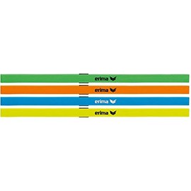 Erima Unisex Hair Bands, Set of 4, Multicoloured, One Size EU
