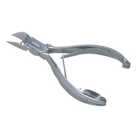 DMI Nail Clippers Cutter Cuticle Trimmer Nipper with Safety Lock, Stainless Steel, Silver