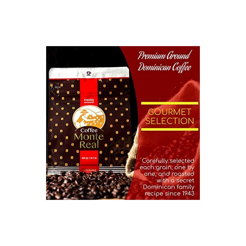 Monte Real - Arabica Gourmet Coffee, Flavored Ground Coffee, Fresh