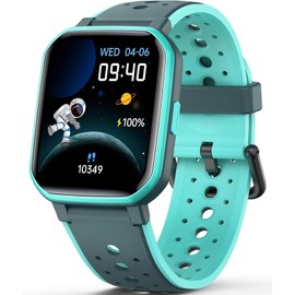 ZONEY Kids Smart Watch for Girls Boys, Kids Fitness Tracker with Pedometer Heart Rate Sleep Monitor Alarm Clock Calorie Step Counter,Waterproof Activity Tracker for Ages 3-14 Birthday Present(Green)