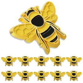 12/Pack Enamel Honey Bee Pin Lapel Pin Bulk -Metal Hat Men Women Badge Coworker Brooch Teacher Nurse Employee Appreciation Thanksgiving Day Thank You Gift