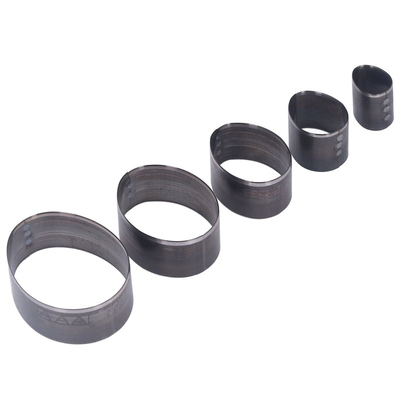 5PCS Leather Die Cutter Egg Shape Oval 20‑60mm Punching Die