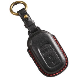 [smasol] NBOX N-BOX Custom New JF5 JF6 Step Wagon Key Cover ZRV ZR-V Genuine Leather HONDA STEP WAGON Smart Key Case RP6 RP7 RP8 Key Shell Key Case, Black (3D) / 3 Button Type A