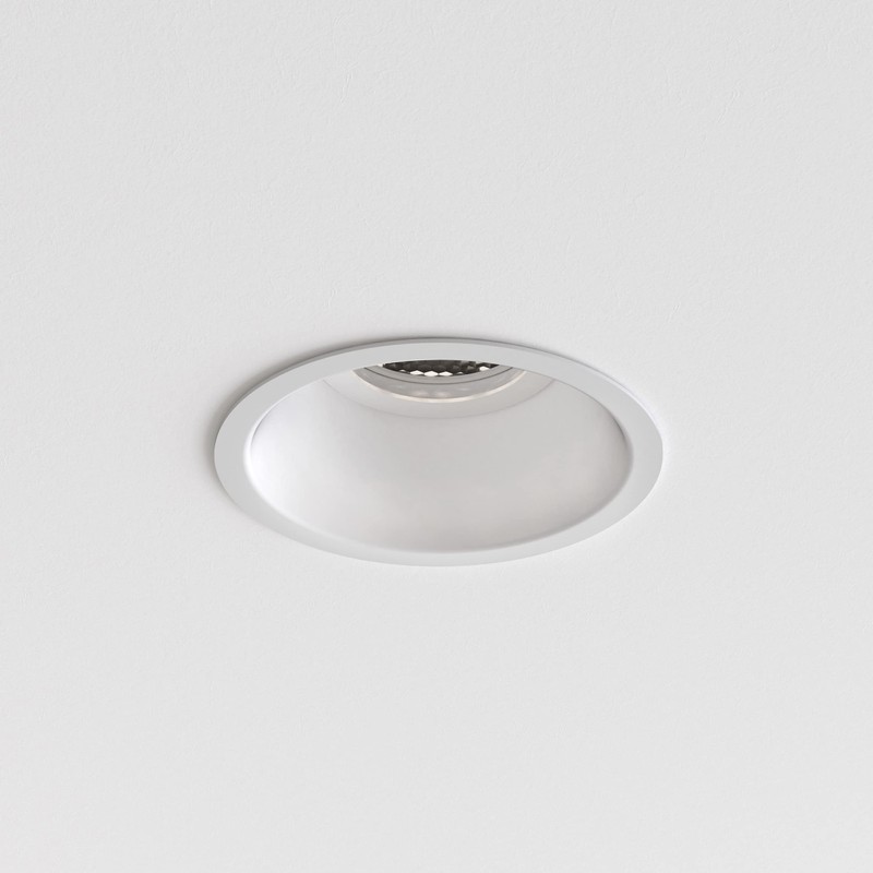 Astro Minima Slimline Round Fixed Fire-Rated IP65 Bathroom Downlight -