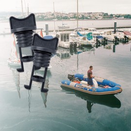 Zveniy 4 Pcs Nylon Kayak Drain Plug Kit Replacement Nylon Drain Plug Boat Drain Plugs Kit Thread Bung for Kayak Canoe Boat Dinghy