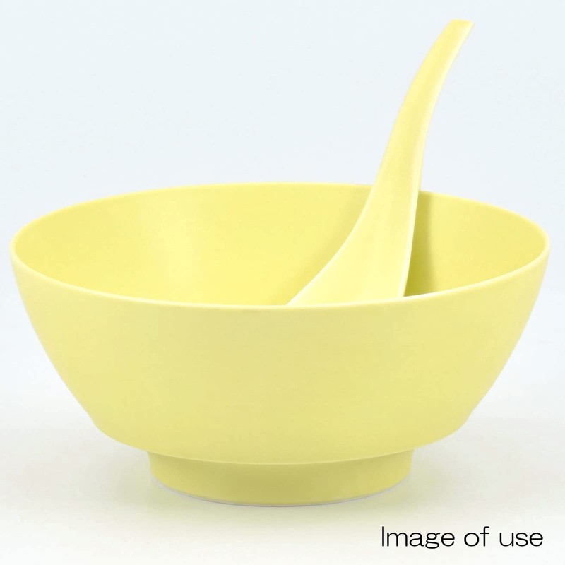Arita Ware Harashige Pottery Ultimate R2324 Colors Ramen Yellow Lotus