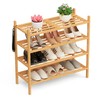 VOPOG 4 Tier Shoe Rack for Front Door Entrance with