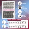 MayHug Individual Eyelashes Kit 30+40D 9-16mm Mixed Cluster Lashes Kit