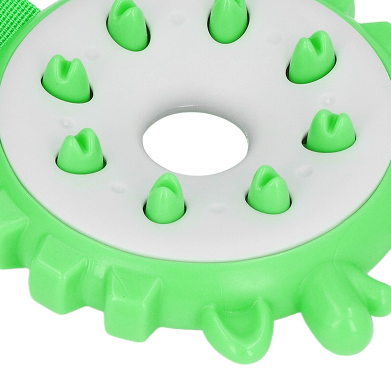Dog Chewing Toy Bite Resistant Interactive Teeth Cleaning Round Puppy