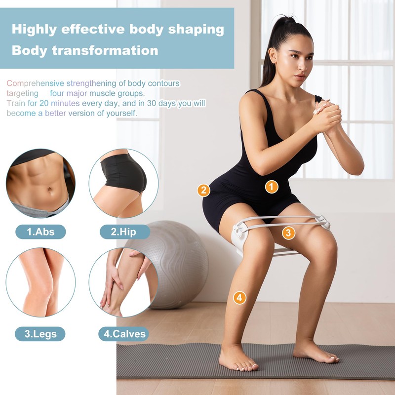 Adjustable Booty Bands-Resistance Bands for Legs Working Out-10/20/30lbs Exercise Workout