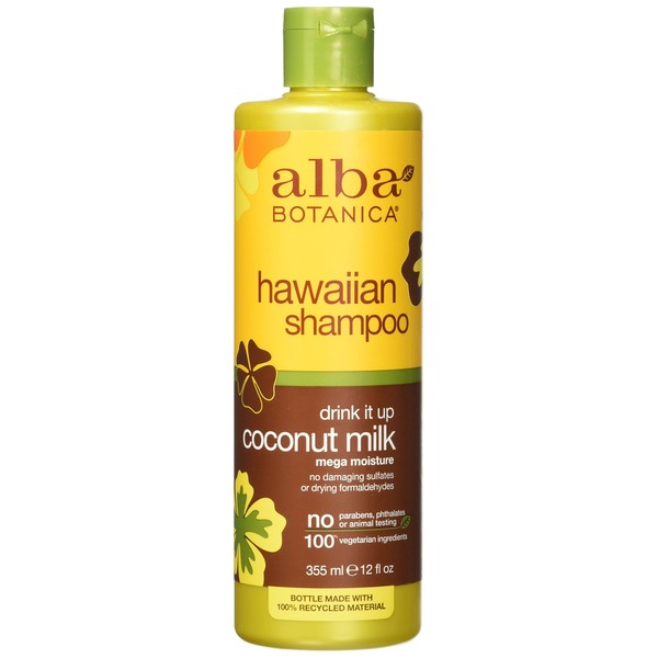 Alba Botanica Hawaiian Shampoo, Coconut Milk 12 oz