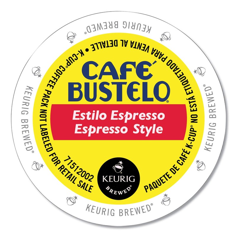 Cafe Bustelo Espresso Style K-Cup for Keurig Brewers, 96 Count