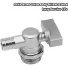 sashow Water Heater Drain Valve 3/4" NPS Male to 1/2"