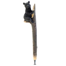 Planet Pens Black Bear Novelty Pen - Cute and Fun Kids and Adults Ballpoint Pen, Colorful Wild Life Animal Writing Pen Instrument For School and Office Desk Decor