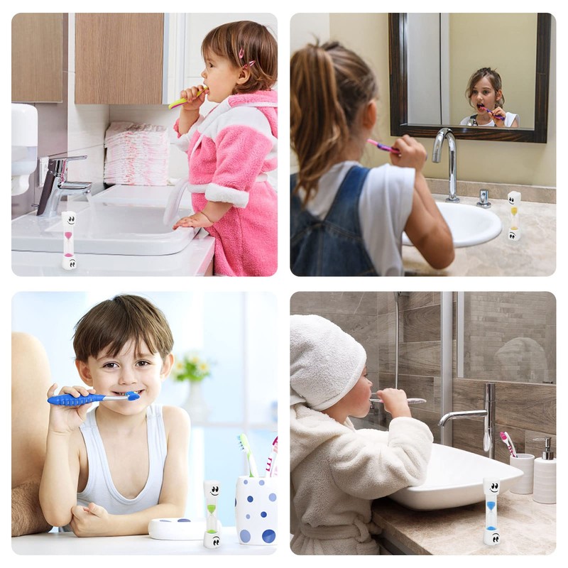 2 Minute Toothbrush Sand Timer for Kids -Set of 4