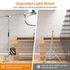 C Stand with Boom Arm 10.8ft/330cm, Huzofexo Stainless Steel Photography