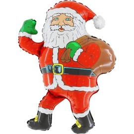 28-zoll-Santa Mit dem Sack Geformter Folie-Ballon [Spielzeug]