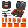 VIKITON Hole Saw Kit Bi Metal with Case, General Purpose