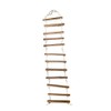 A & E Cages Natural Wood Rope Ladder Large