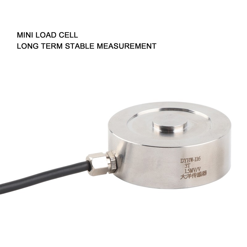 Mini Button Load Cell Compression Force Dia 20mm Miniature Sensor