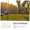 NOLITOY 4Pcs Golf Ball Markers Iron Positioning Tools Waterproof Alignment