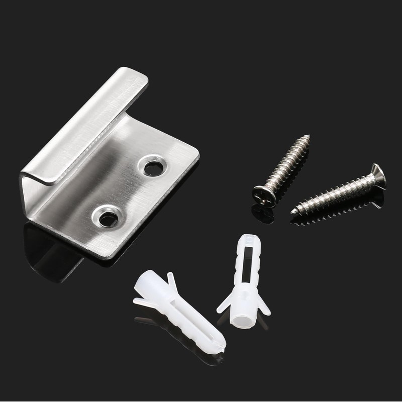 Luomorgo 10 Pcs Tile Display Hanger, Stainless Steel Wall Mounted