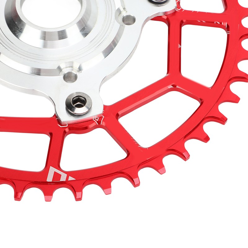 2pcs 104BCD Chainring Adapter Tooth Plate Aluminum Alloy 46T Mid