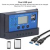 12/24V 20A PWM Solar Charge Controller, Solar Panel Controller with