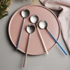 Laciete Evero cutlery set (4-person set/4 spoon and chopstick sets), 2 sets of ash gray + 2 sets of modern blue / 라씨에뜨 이브로 수저세트(4인세트/숟가락,젓가락세트 4벌), 애쉬그레이2set+모던블루2set