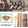9PCS/Set Sushi Making Kit,Bamboo Sushi Mat,DIY Bamboo Sushi Maker Set