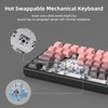 MageGee Keyboard Wireless, 96% Gasket Hot Swappable Keyboard Mechanical, 3-Connection