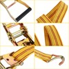 4Pack Heavy Duty Ratchet Straps, 2Inch 20Ft Tie Down Straps