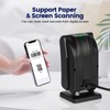 OBZ 1D 2D Desktop Barcode Scanner, Hands-Free USB Wired QR