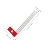 Operitacx Woodworking Tools Cabinet Hardware Ruler Drilling Positioning Ruler Shaped