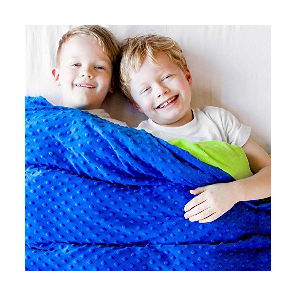 Harkla Kids Weighted Blanket (10lbs) - Cooling Bamboo Weighted Blanket