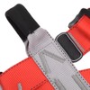 Red Gray Polyester Full Body Rock Climbing Harness Outdoor Protection