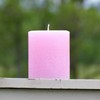 Still Water Candles Handmade Pale Blush Pink Unscented Decorative Pillar