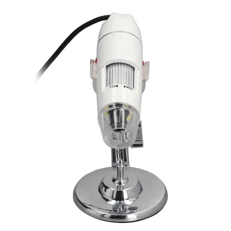 USB Digital Microscope CMOS Sensor 25x to 400x TV AV