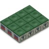 Silver Cup Billiard/Pool Cue Chalk Box, Green, 12 Cubes