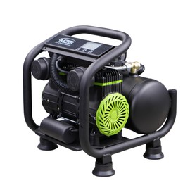 MZB 1.6 Gallon Ultra-Quiet Air Compressor 110V/60Hz 1.2HP for Spray Painting – 70db Low Noise, High Efficiency, Portable & Oil-Free – Ideal for Home, Garage, and Professional Use