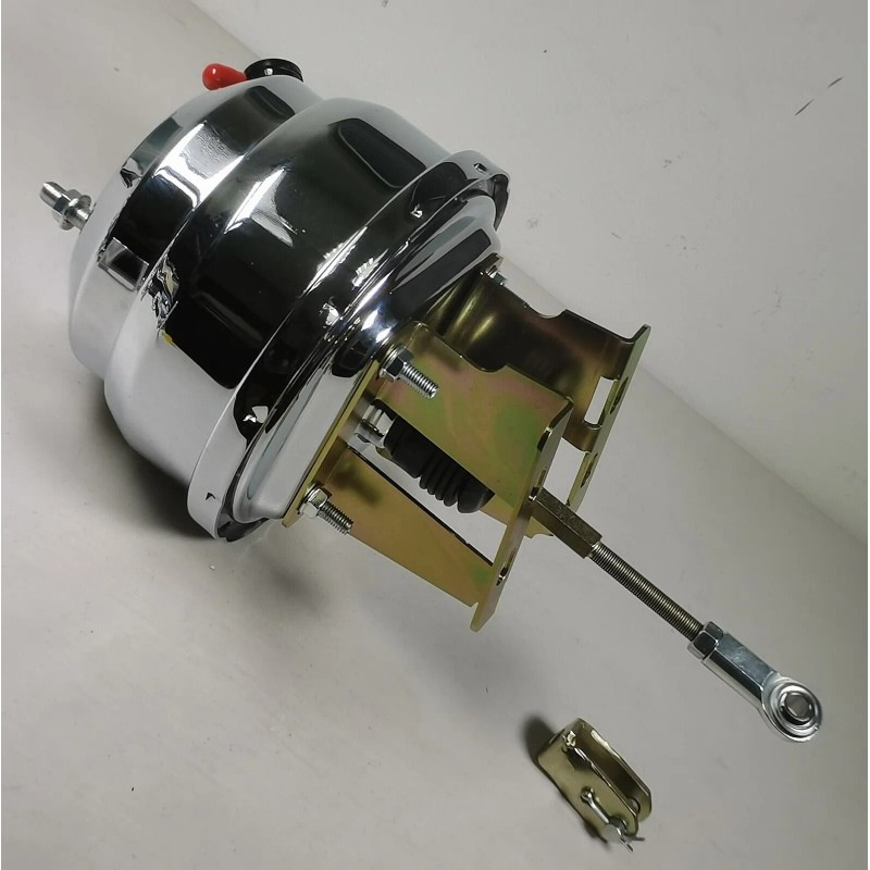 CNCDPT Chrome 1955-57 Chevy Car 8" Dual Power Bracket Booster